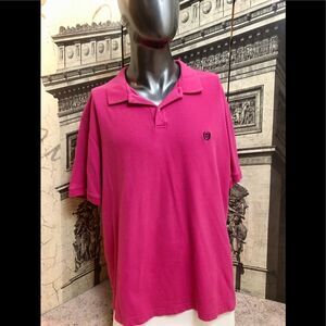 Beautiful hot pink polo shirt by Chaps in XXL